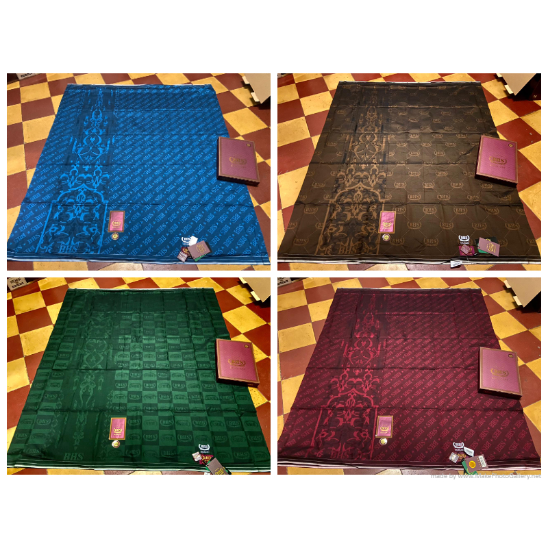 Sarung BHS Excellent Gold Motif Timbul BHS Original By Behaestex