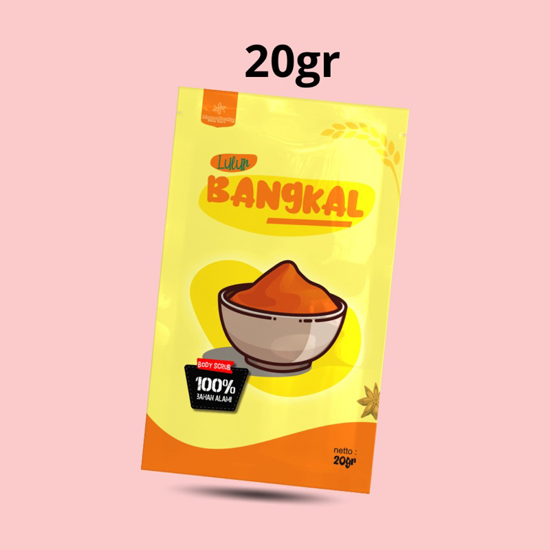 Lulur Rempah Kayu Bangkal / Lulur Kayu Bangkal Khas Banjarmasin / Lulur Organik Pemutih