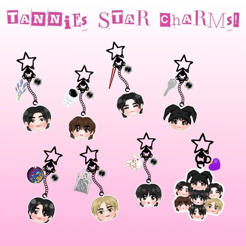 (Pre-Order) TANNIES STAR CHARM, KEYCHAIN BTS