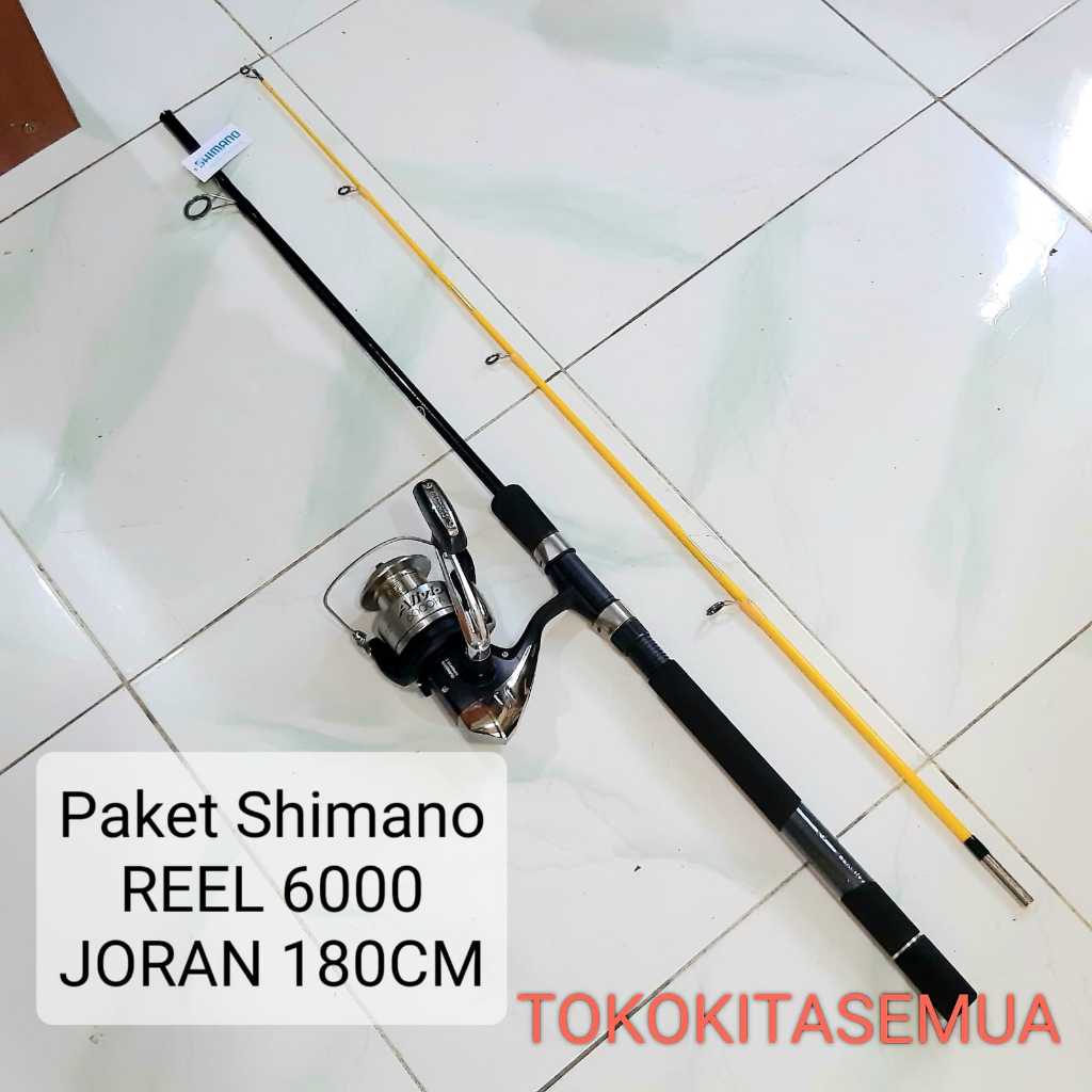 Reel dan Joran Pancing Laut Paket Satu Set model Spinning