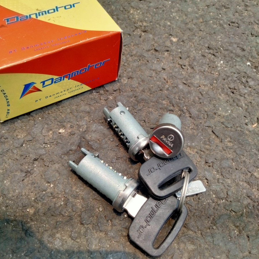 Kunci jok stang kontak laci vespa excel exclusive strada ori danmotor