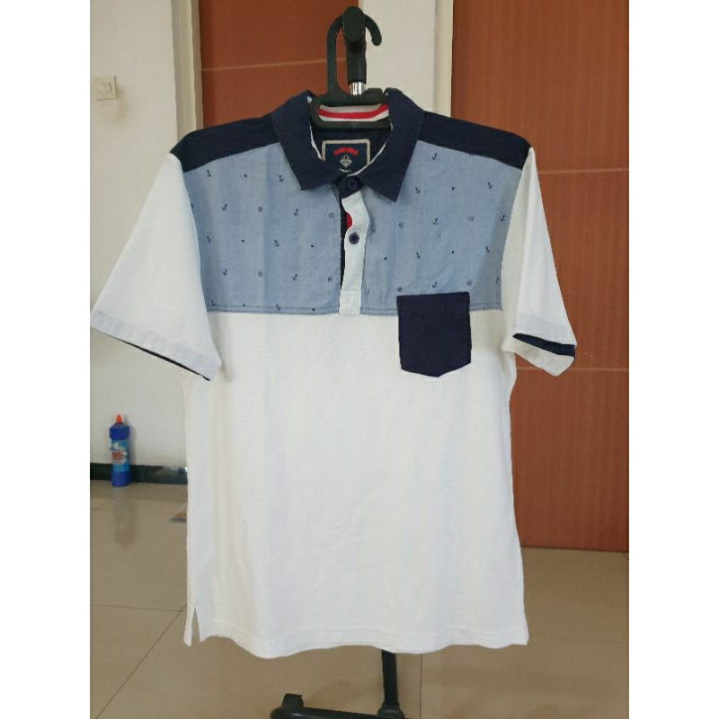 Kemeja/Kaos model polo "Poshboy" Muscle fit size S-m preloved