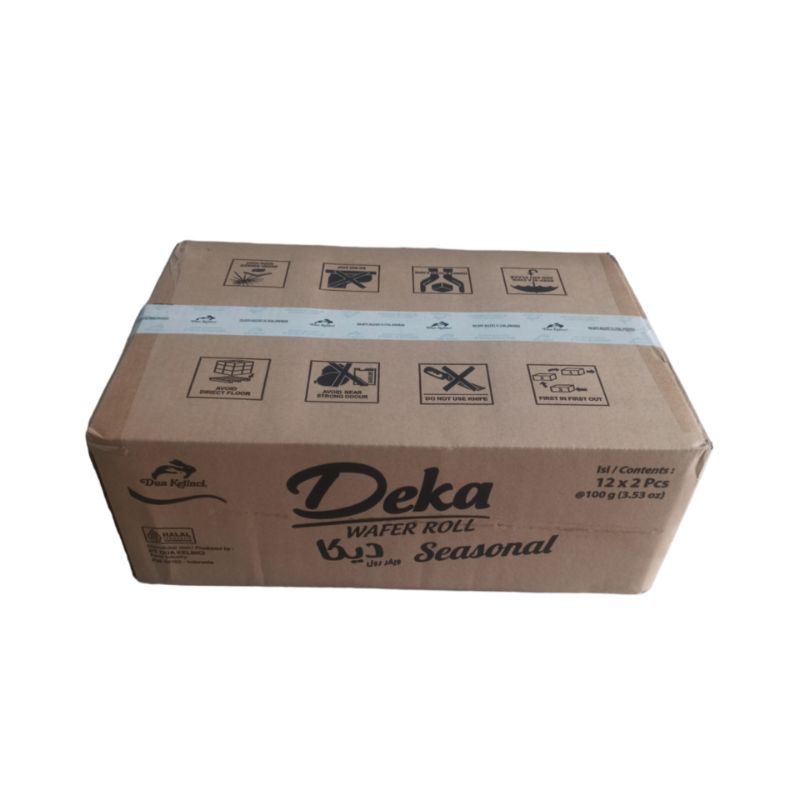 Deka Wafer Roll 1karton isi 12paket 24klg