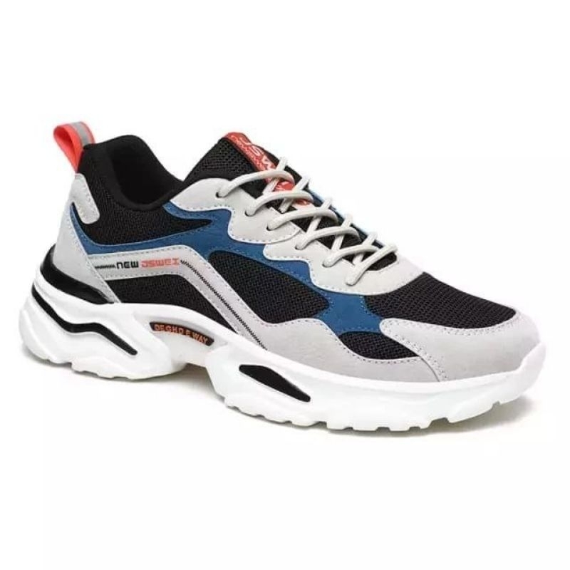 sepatu sneakers tali pria olahraga