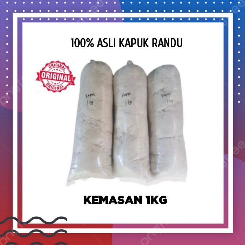 Kapuk Randu Asli Kiloan 1kg