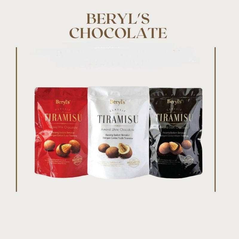 

Coklat Beryl's Tiramisu Premium Almond Milk Chocolate with Mascarpone