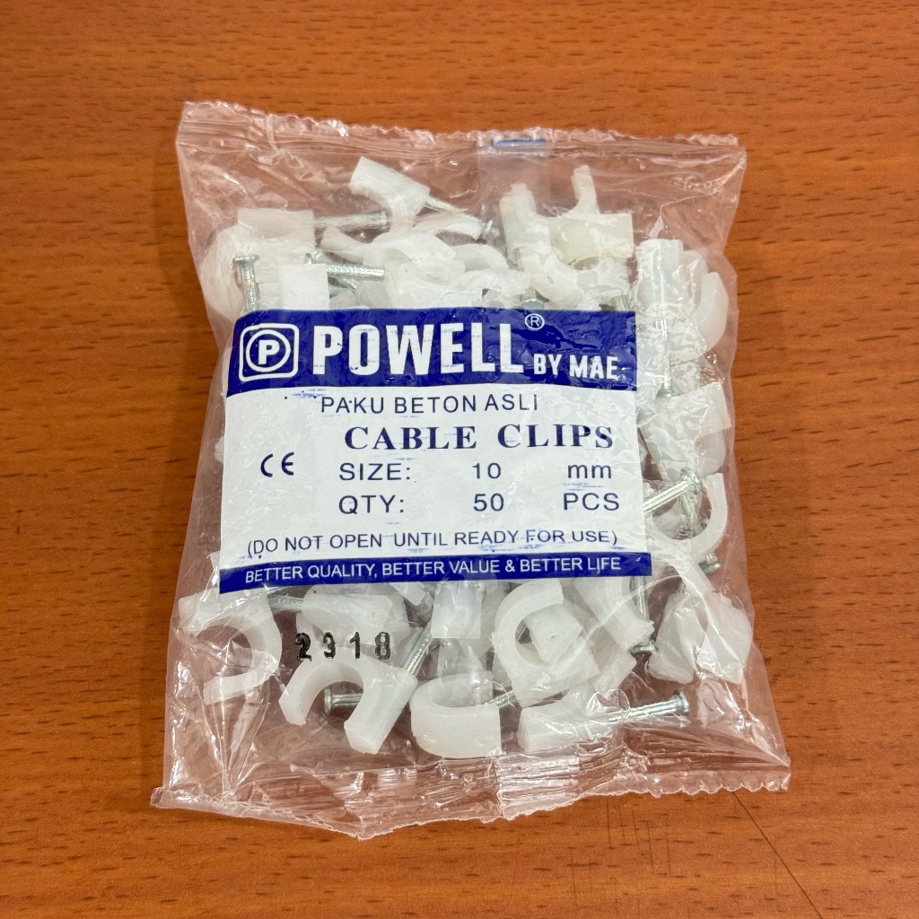 Klem Kabel Beton 10mm Powell