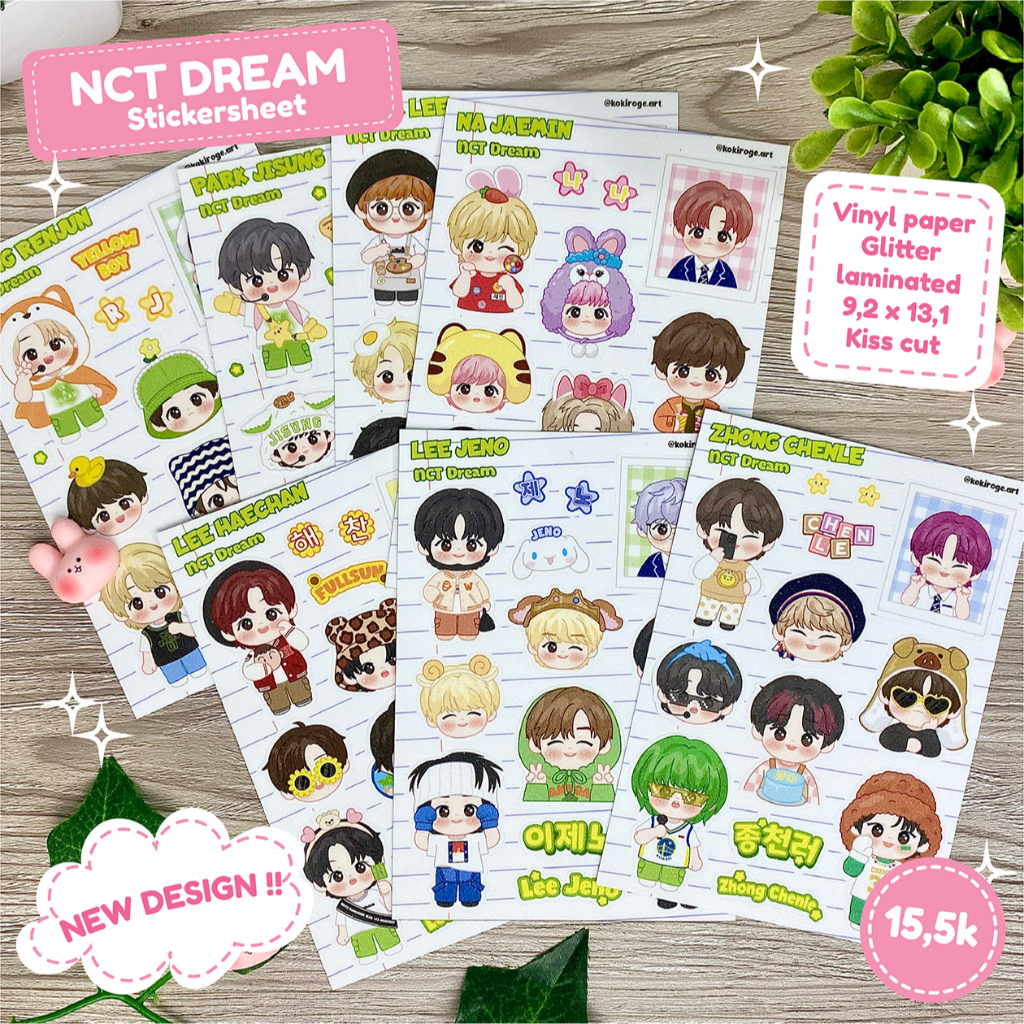 

(NEW DESIGN!) DREAMIES MEMBER STICKERSHEET