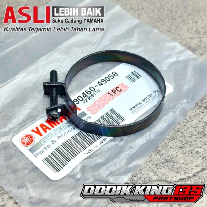 CLAMP KLEM KLEMAN KARBU KE BOX FILTER RX KING RXK RXS F1ZR FIZR FORCE1 ALFA ORIGINAL YAMAHA JAPAN | 