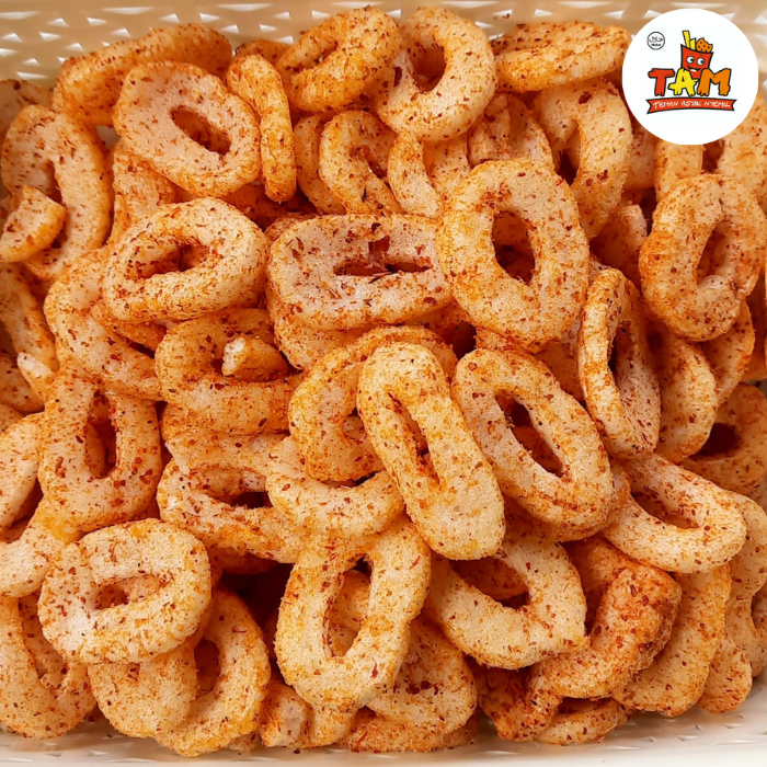 

Snack Ring Ikan Pedas Balado Gurih 250 Gram - Tam Snack