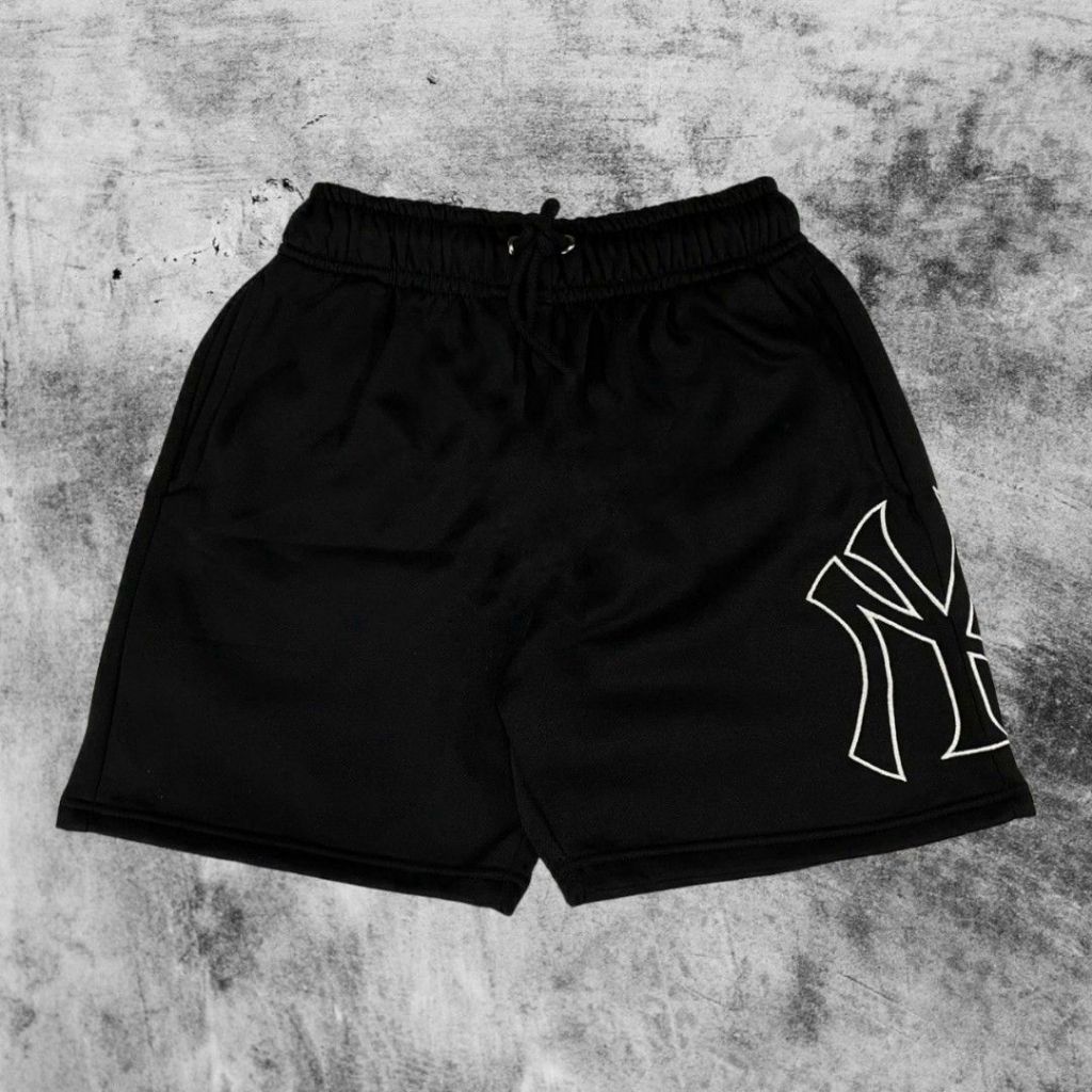 MLB New York Yankees Shorts Pants | Celana Pendek Outline Hitam Pria | NEW ORIGINAL BRANDED