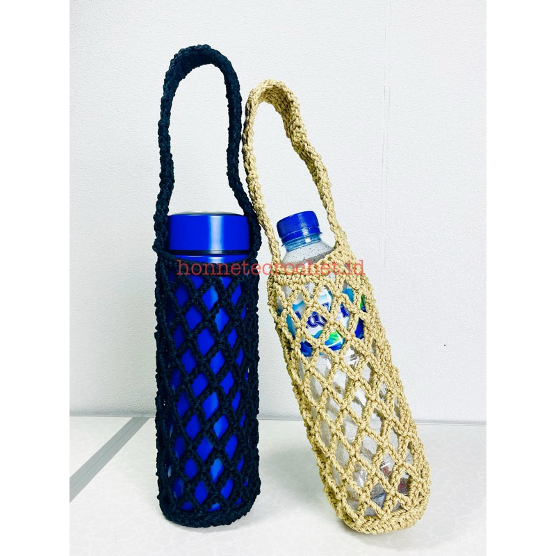 CROCHET BAG BOTTLE OR TUMBLER / TAS BOTOL RAJUT / TAS TUMBLER