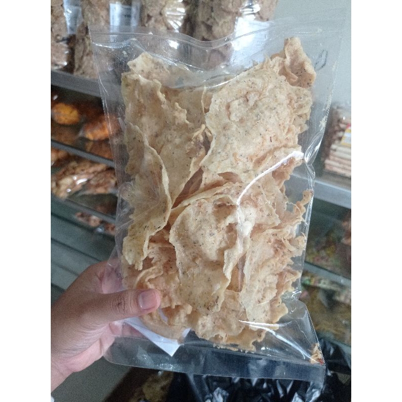 

Peyek/Rempeyek Teri nasi gurih renyah