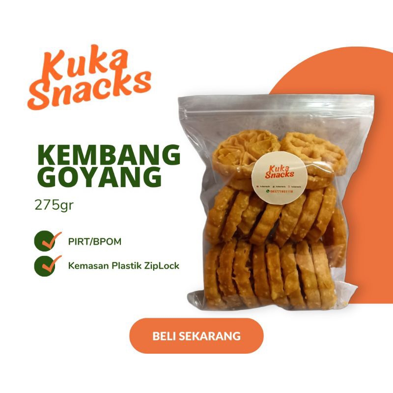 

Kembang Goyang Kuka Snacks / Kembang Goyang Wijen