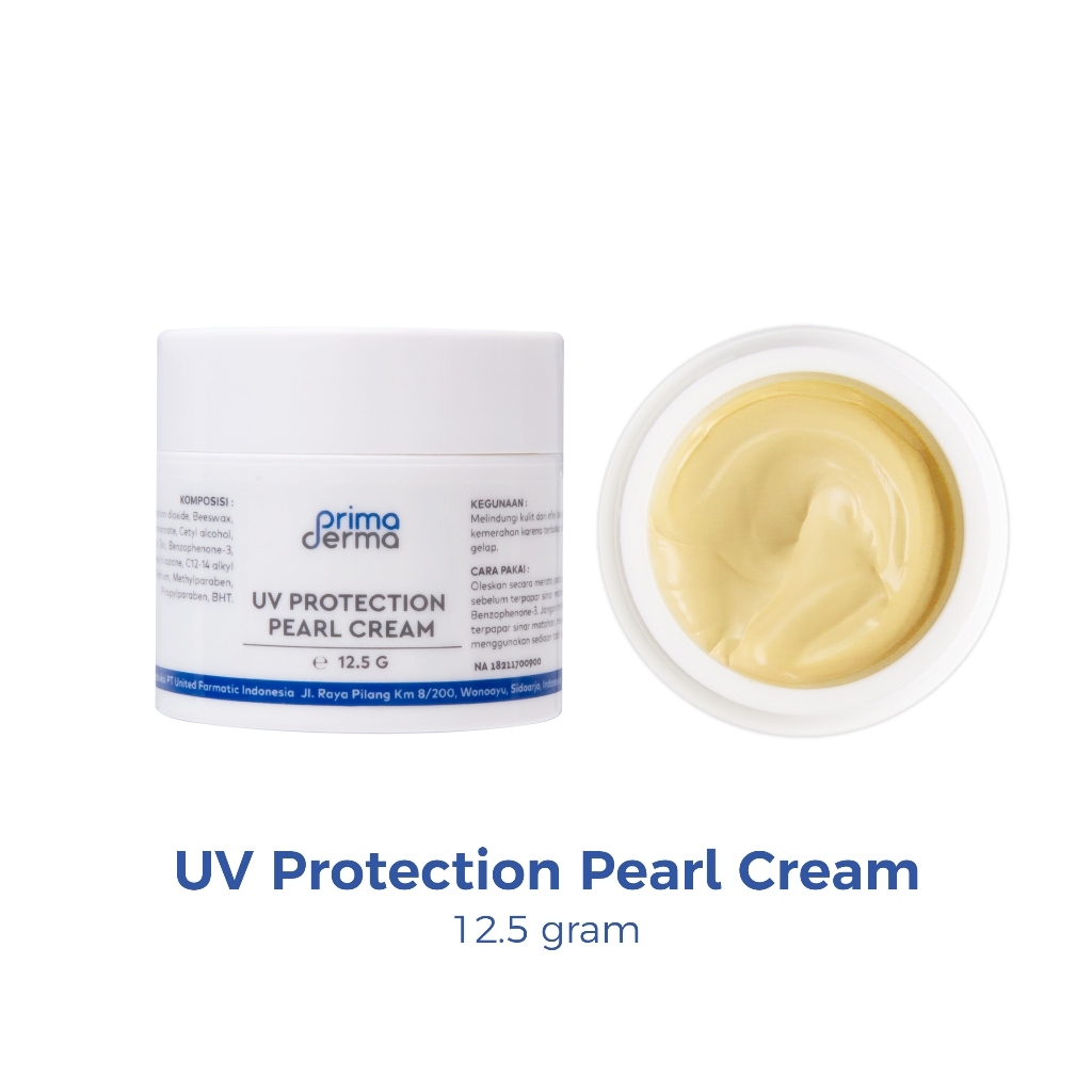 PRIMADERMA - UV Protection Pearl Cream ( Warna Kuning )