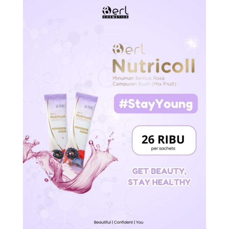

B ERL NUTRICOLL / ECERAN 1SACHET 15 g / COLLAGEN B ERL / MINUMAAN KOLAGEN