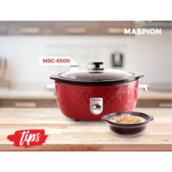 Slow Cooker Maspion 6 Liter/ Slow Cooker Maspion MSC-6500/1860