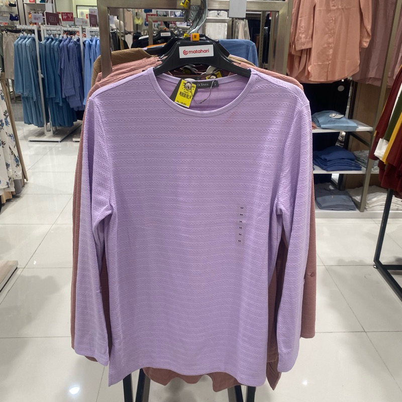 St.Yves KAOS WANITA SWEATSHIRT KNIT TOP LENGAN PANJANG BANYAK WARNA | Size S-XXL