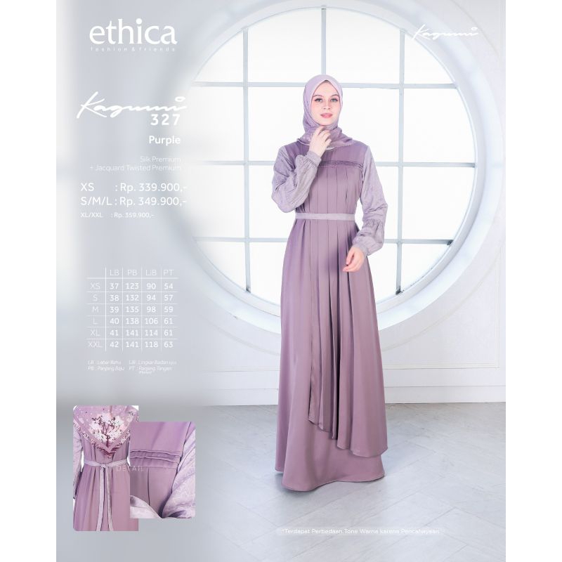 GAMIS TERBARU 2024 ETHICA KAGUMI 327 (MAUVE, PURPLE)