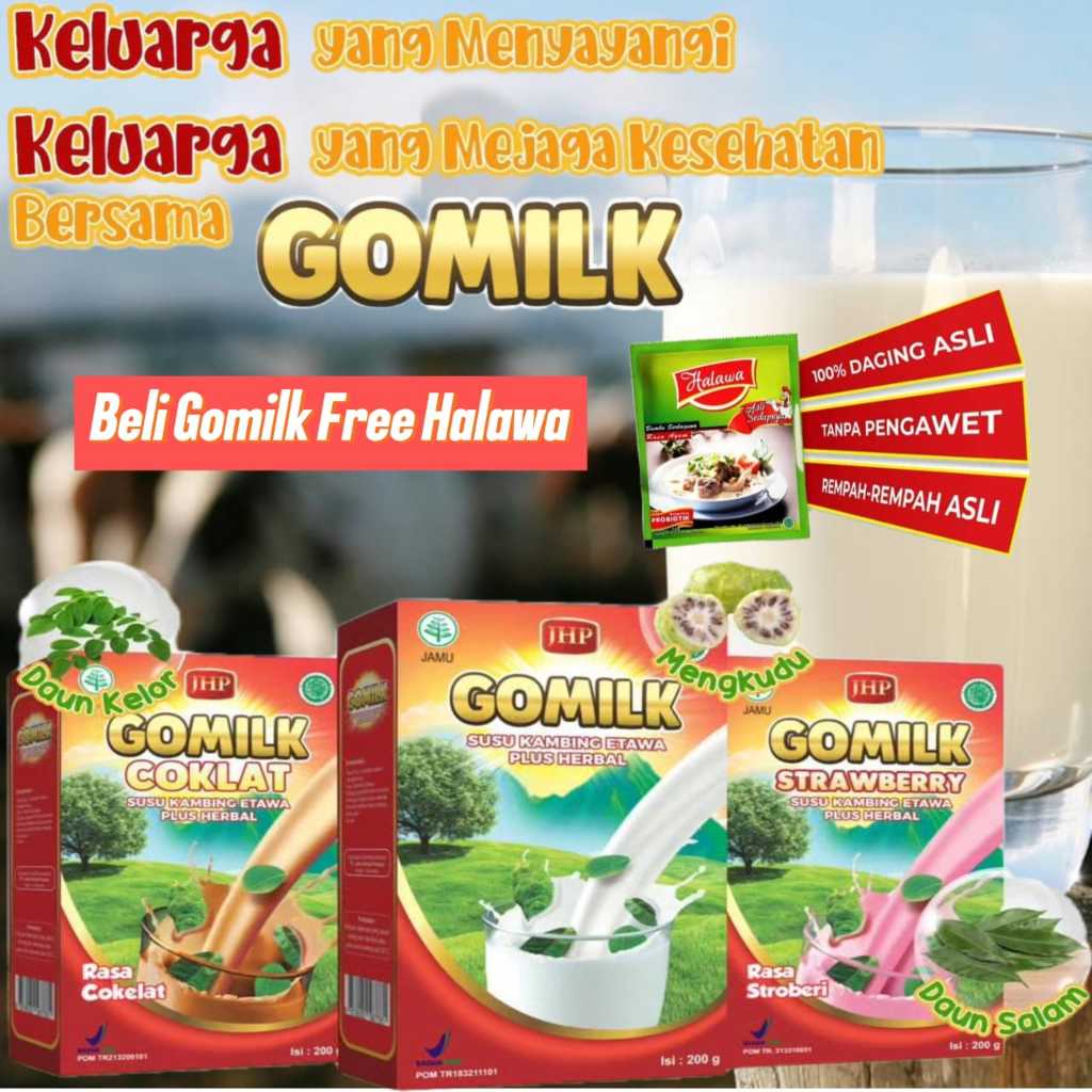 

susu kambing GOMILK (ORIGINAL)