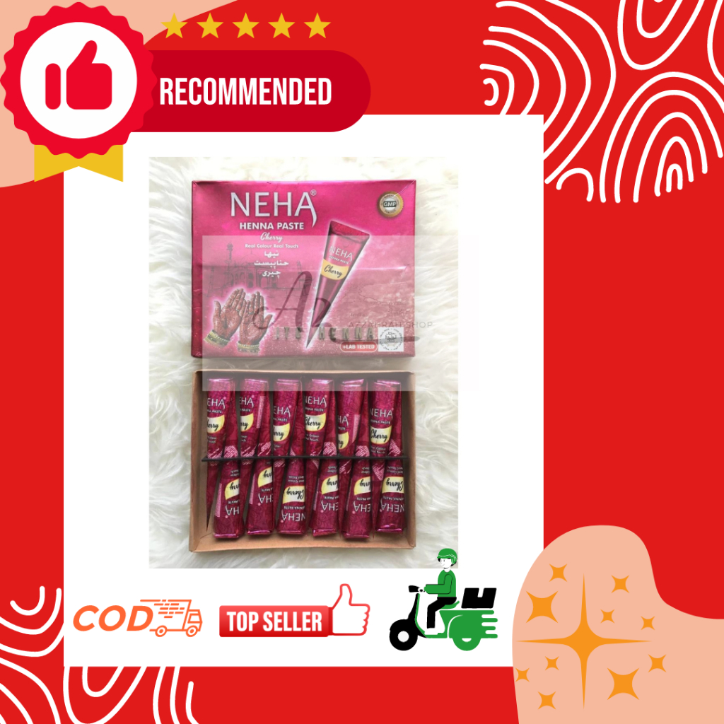 Pacar Kuku Halal Neha Henna / Hena Neha Pacar Kuku Arab / Neha Hena Halal BPOM