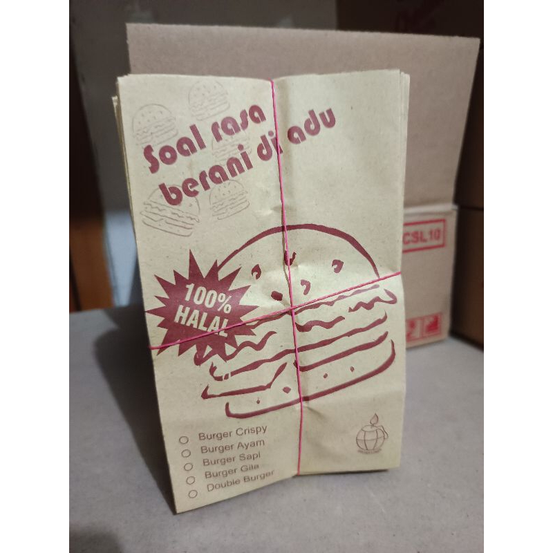 

PACK BURGER /BUNGKUS BURGER/KEMASAN BURGER/BAHAN BAKU KEBAB
