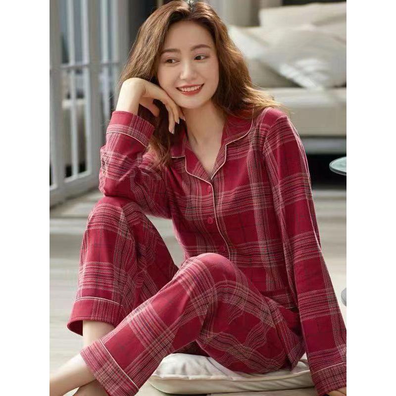PAKET BAJU IMPORT GROSIR / PIYAMA WANITA NEW IMPORT MURAH GROSIR RED PLAID / BAJU MURAH GROSIR IMPOR