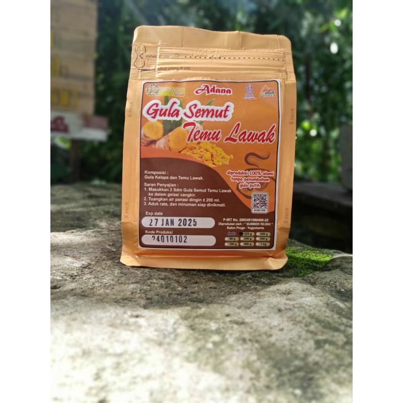 

GULA SEMUT TEMULAWAK 180gr 100% ALAMI