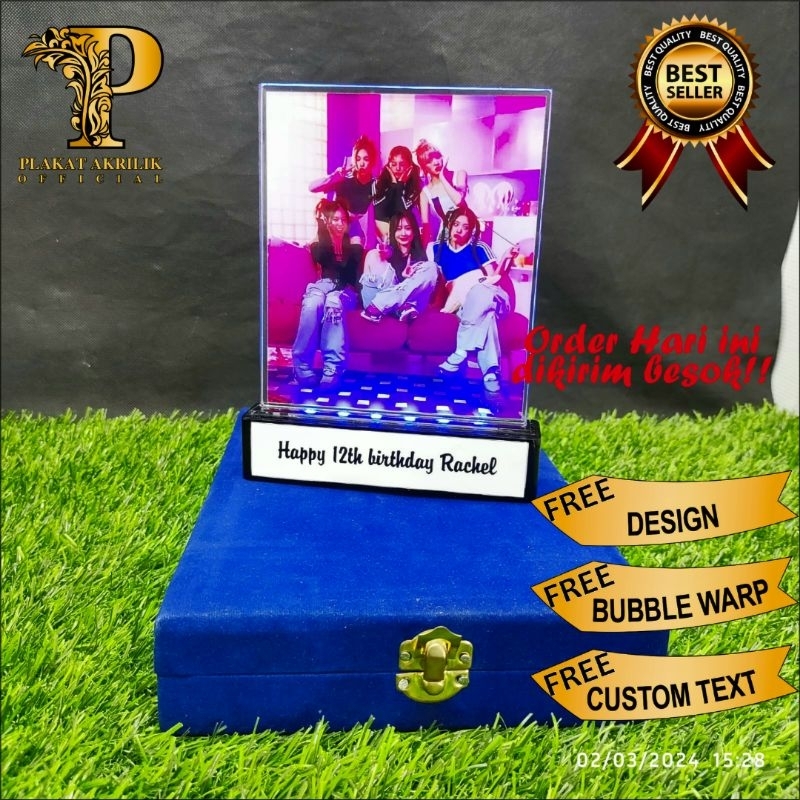 plakat akrilik lampu led | plakat akrilik lampu | plakat akrilik led custom |