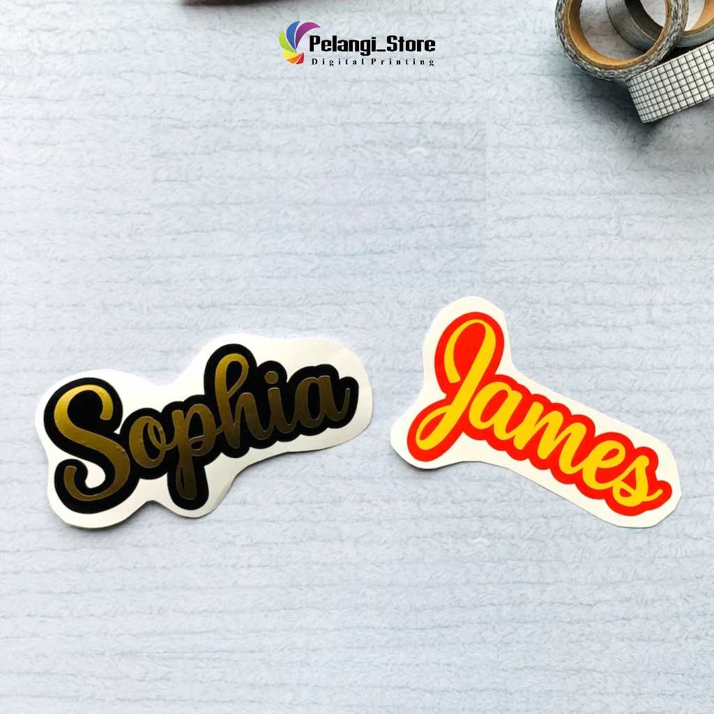 

(SEHARI JADI!!) STIKER CUTTING NAMA CUSTOM/STIKER TIMBUL ANTI AIR (TANPA MINIMAL ORDER) new P3