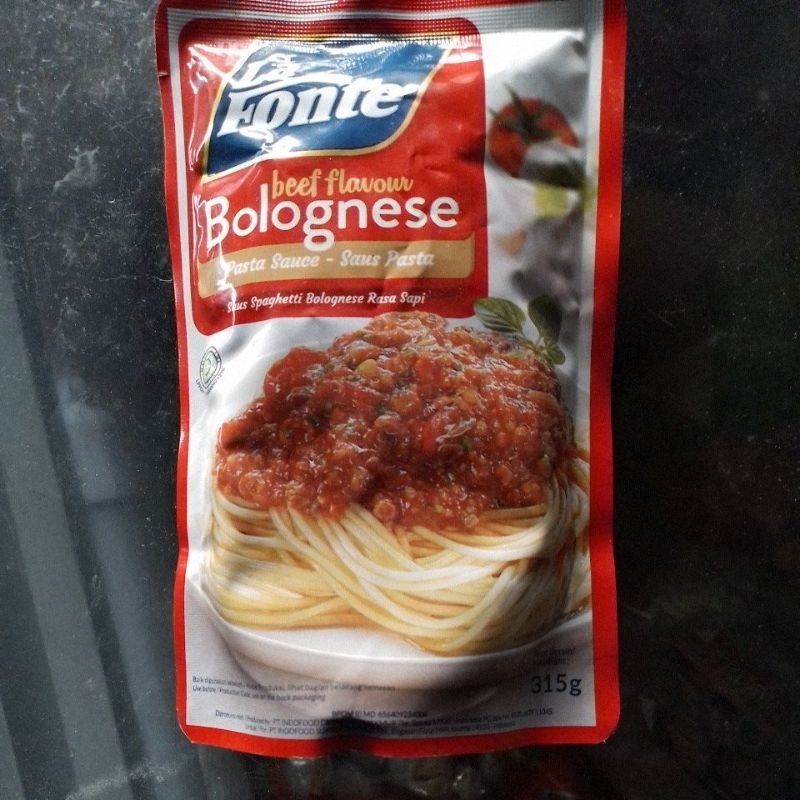 

Lafonte Pasta Sauce Bolognese Rasa Sapi 315gr