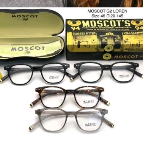 Paket Bluechromic Drive Fog Blue Ray Photochromic Kacamata Moscot Loren Pria Wanita Kualitas Bagus