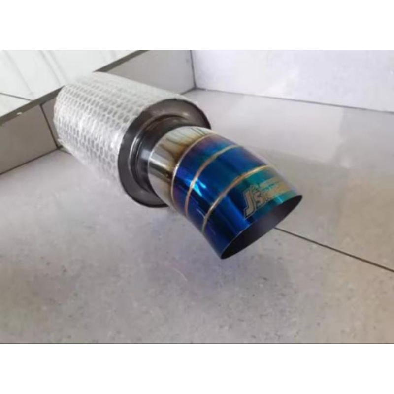 Knalpot Mobil Racing Js Racing Suara Bass Kering Gahar Cocok Untuk Semua Jenis Mobil Berbahan Bakar 
