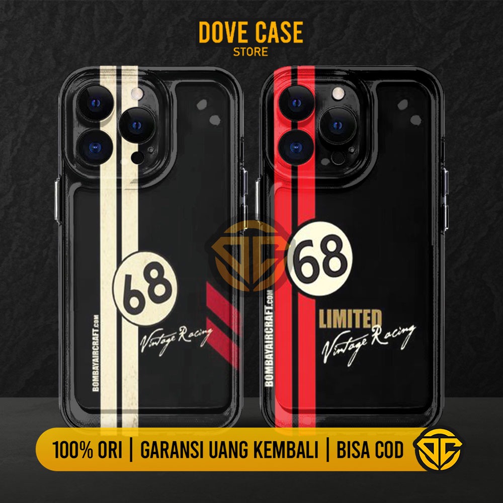 CLEAR CASE FOR IPHONE VINTAGE RACING CUSTOM Aesthetic Cassing Hp Clear Case IPHONE Softcase IPHONE