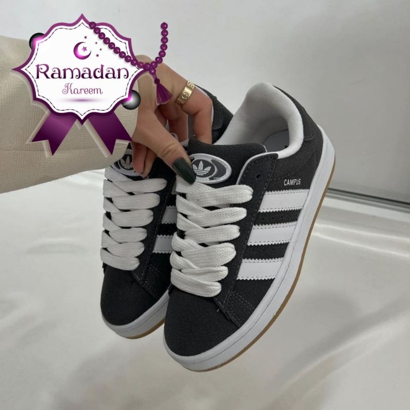 sepatu remaja dewasa adidas campus 00's hitam / sneaker remaja dewasa adidas campus 00's / sepatu ad