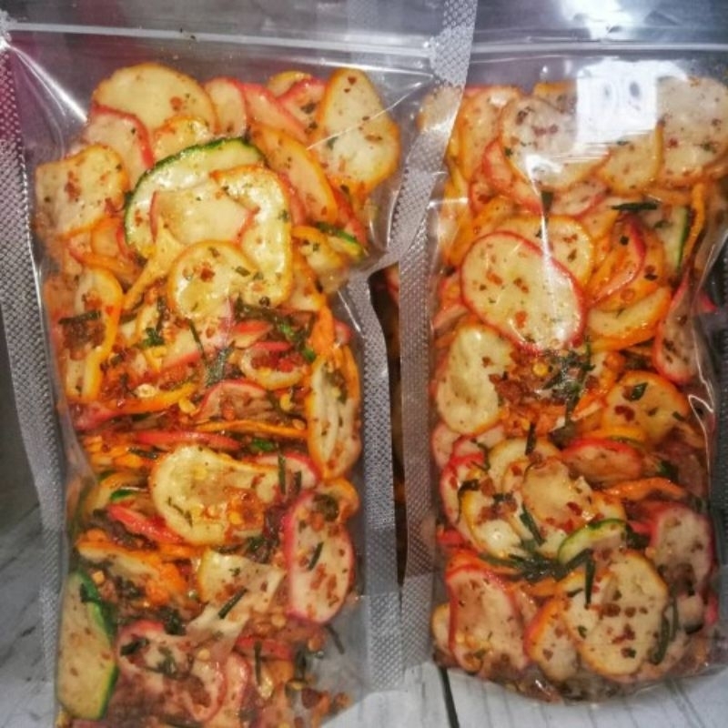 

Kerupuk Seblak Extra Pedas/ Pedas Daun Jeruk