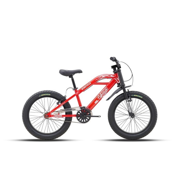 Sepeda Anak BMX 20" Wimcycle Big Foot 20" CafeRacer Series – Merah