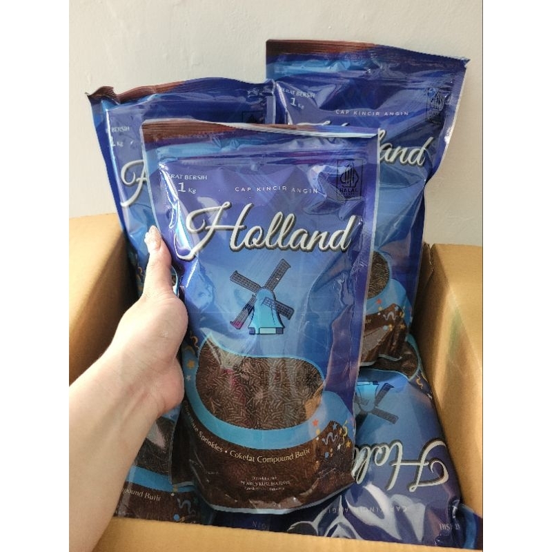 

coklat meises kincir angin holland 1kg / chefmate chocolate meses