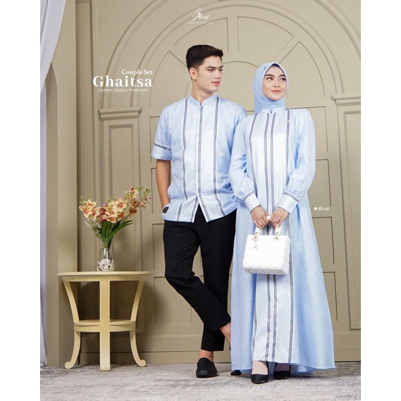 couple set arrafi dress Koko arrafi Ghaitsa couple set arrafi ORI cantik keren best seller terbaru n