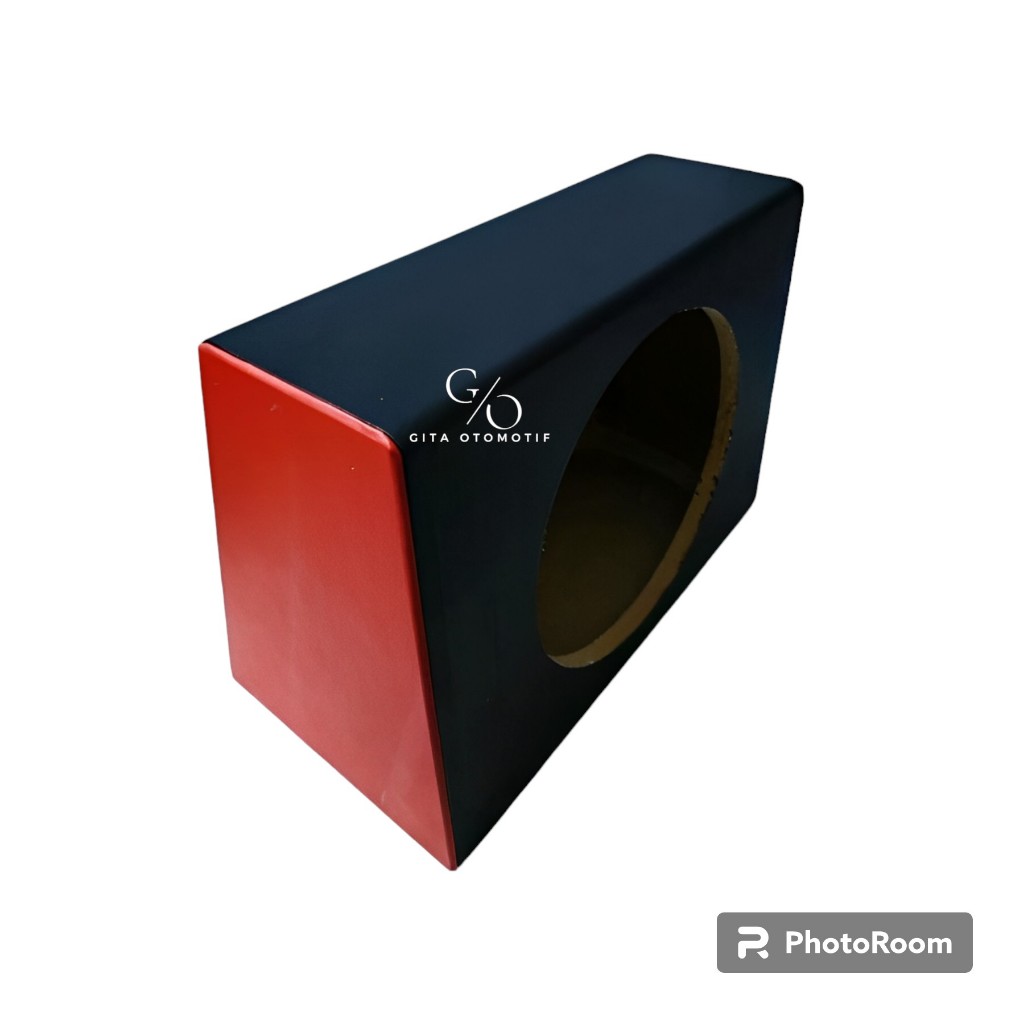 Box speaker subwoofer 10 inch cocok untuk mobil maupun rumah Bahan halus lapis vinyl list merah