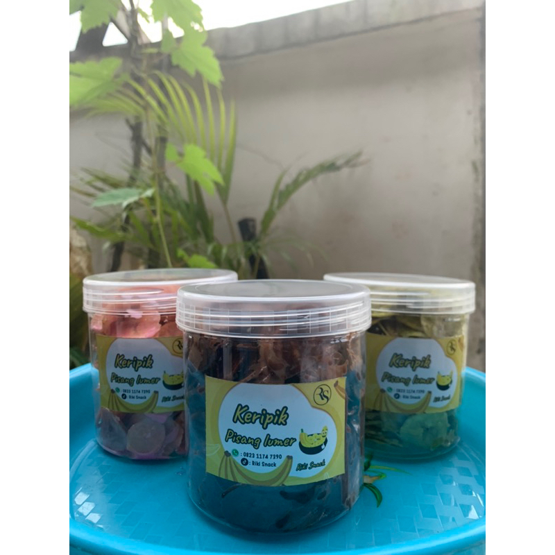 

KERIPIK PISANG PAKET LEBARAN 3 toples isi 200g/toples