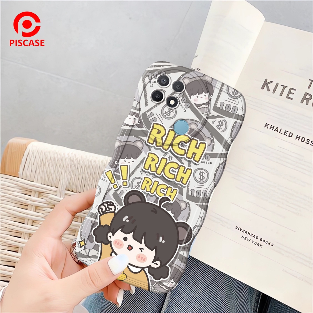 Softcase OPPO A15 / A15S GELOMBANG - Fashion Softcase - Casing OPPO A15 / A15S GELOMBANG - Softcase 