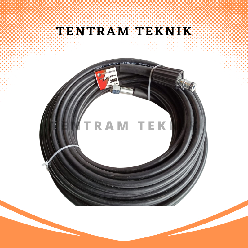 Selang Jet Cleaner 20 Meter Double Thunder / Selang Jet Cleaner 20 Meter High Pressure Hose / DOUBLE