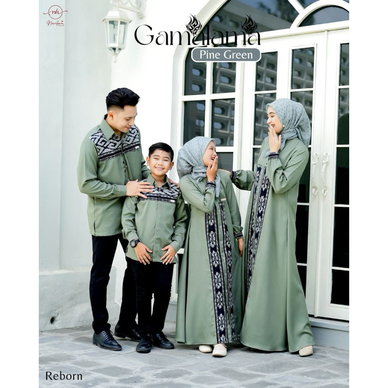 sarimbit/couple gamalama pine green