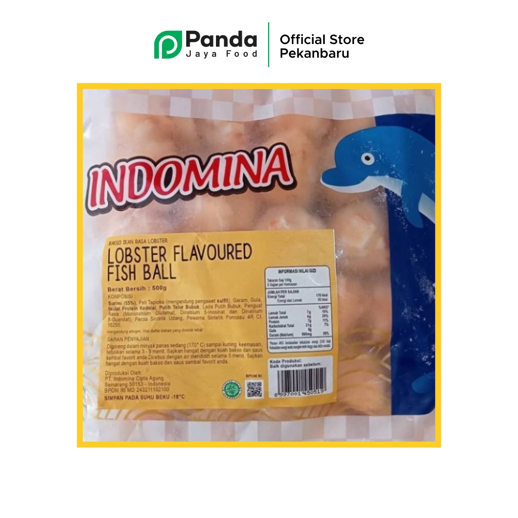 

Indomina Lobster Flavoured Fish Ball 500 Gram