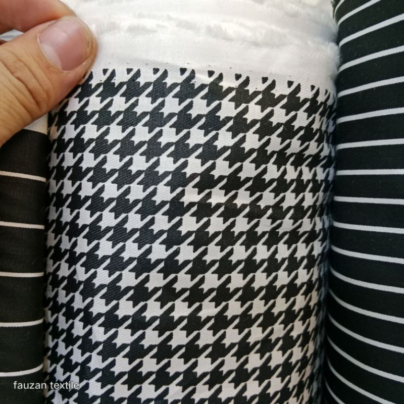 new bahan kain katun jepang 100% katun asli motif hounstood