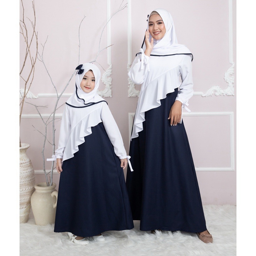 Two Mix - Raya Collection - Gamis Anak dan Dewasa Lebaran - Baju Muslim Anak dan Ibu Couple 221904