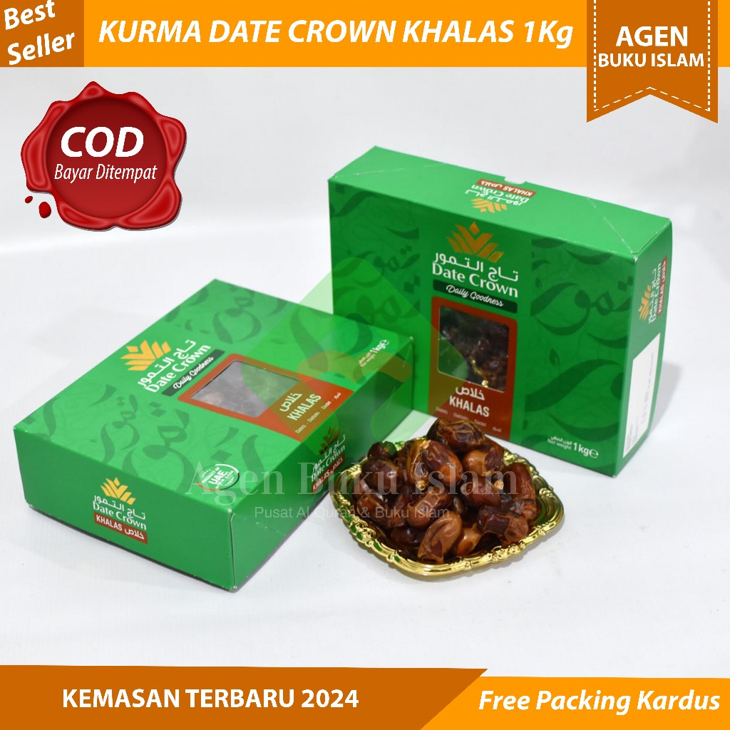 

Bisa COD Bayar di Tempat Kurma Date Crown Khalas dan Khenaizi Premium 1Kg ORIGINAL Kemasan Terbaru 2024