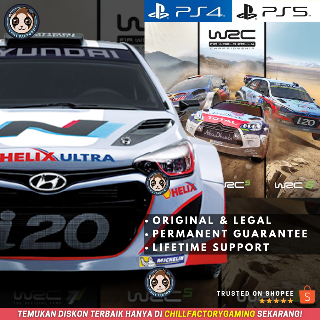 WRC COLLECTION - WRC 5 + WRC 6 + WRC 7 BUNDLE 3 GAMES PS4 PS5