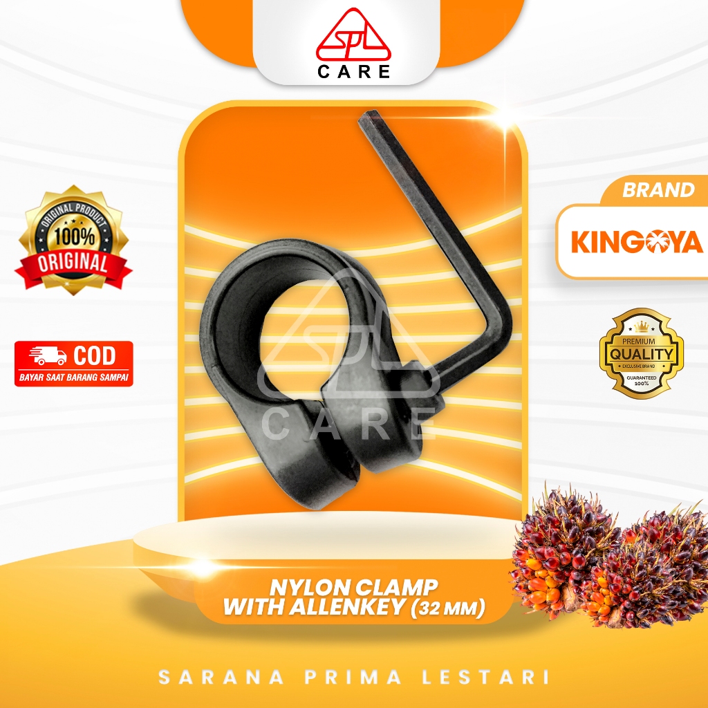 Clamp Egrek - Nylon Clamp With Allen Key 32mm Untuk Egrek Kingoya